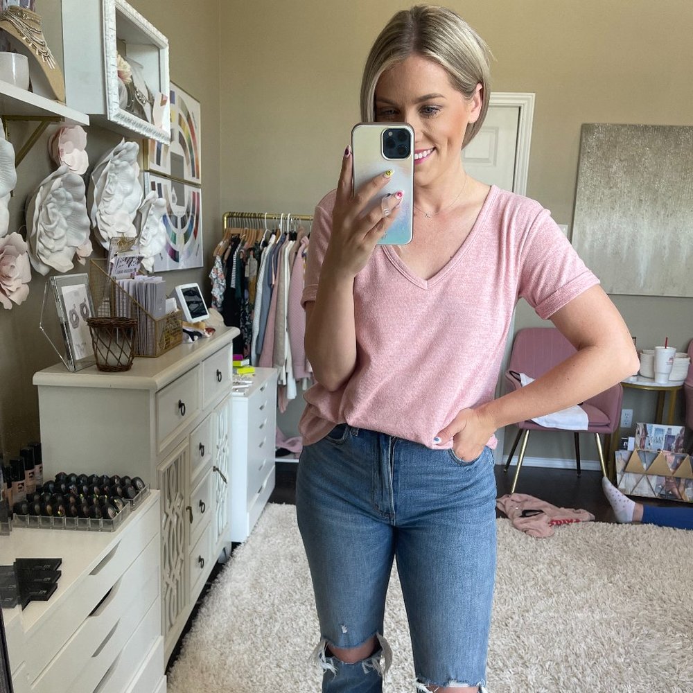 American Eagle V Neck Tee